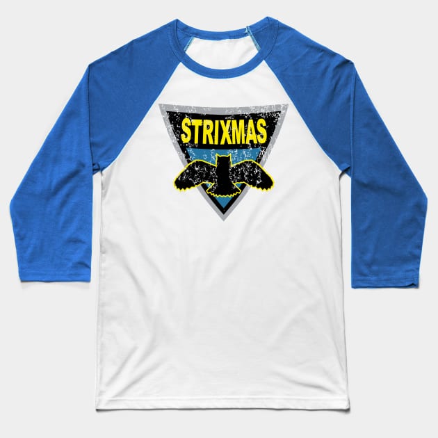 The StrixMas Shield Baseball T-Shirt by J. Rufus T-Shirtery